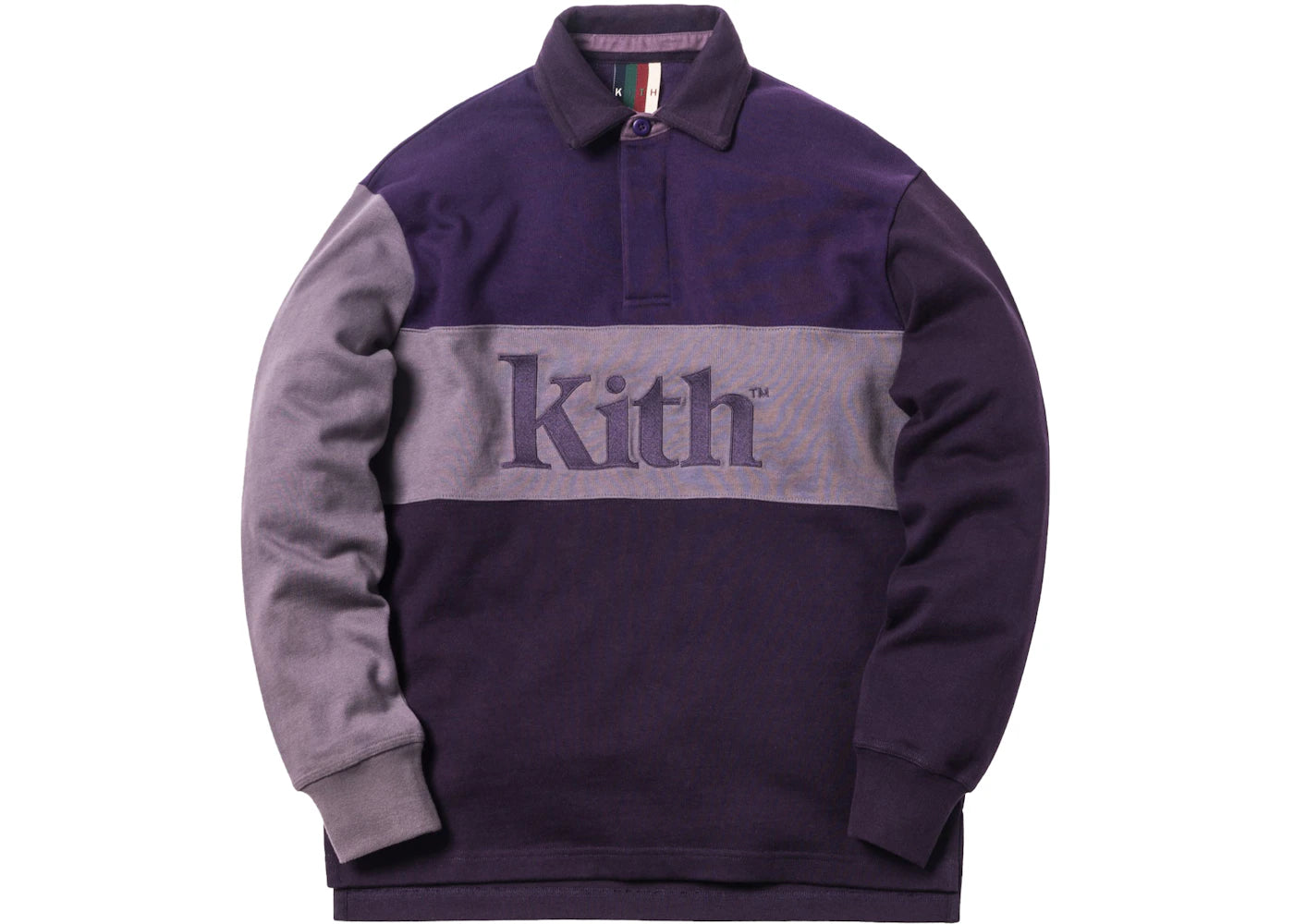 Kith Color Blocked Rugby Multi/Purple