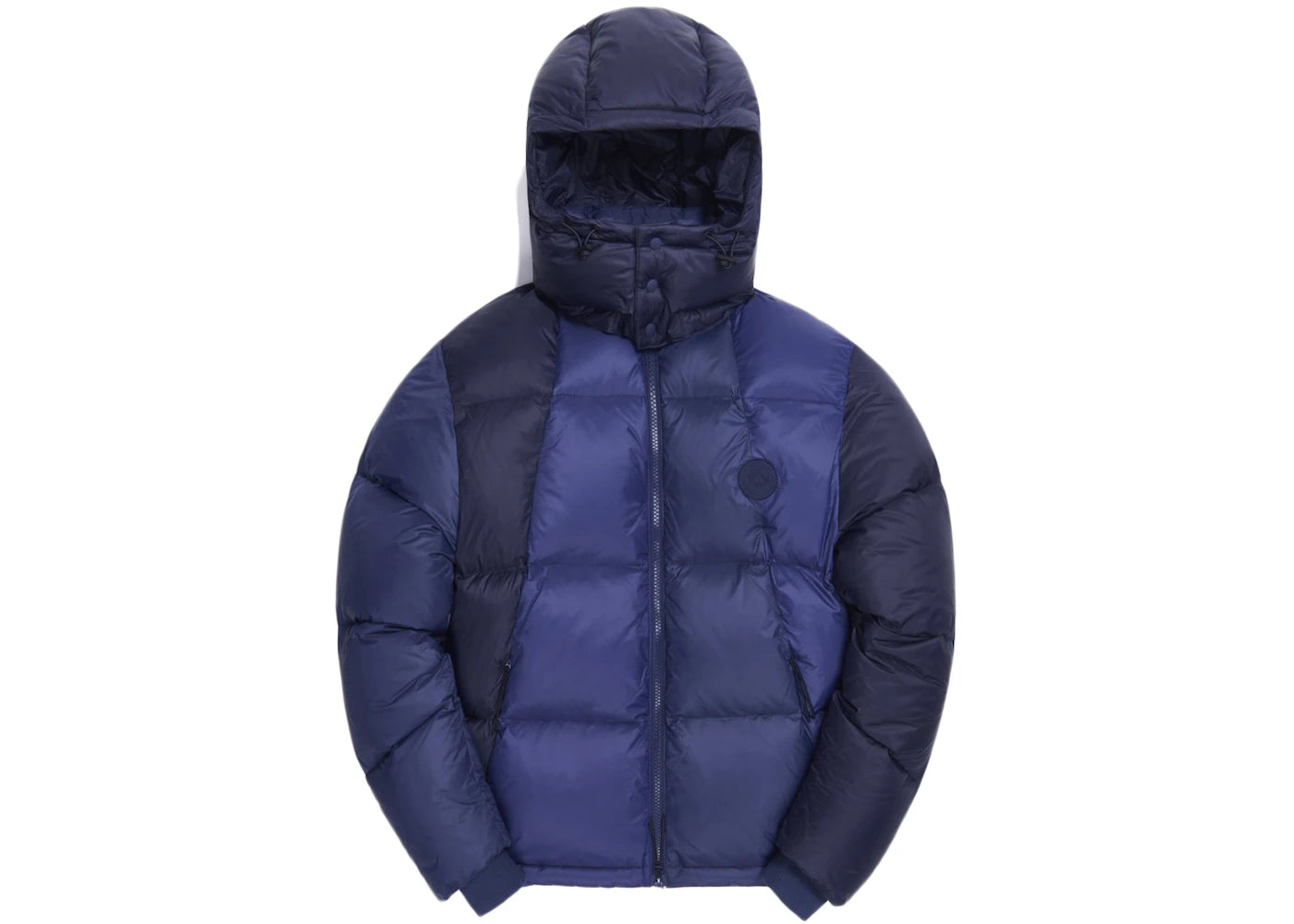 Kith Colorblocked Midi Puffer Navy/Multi