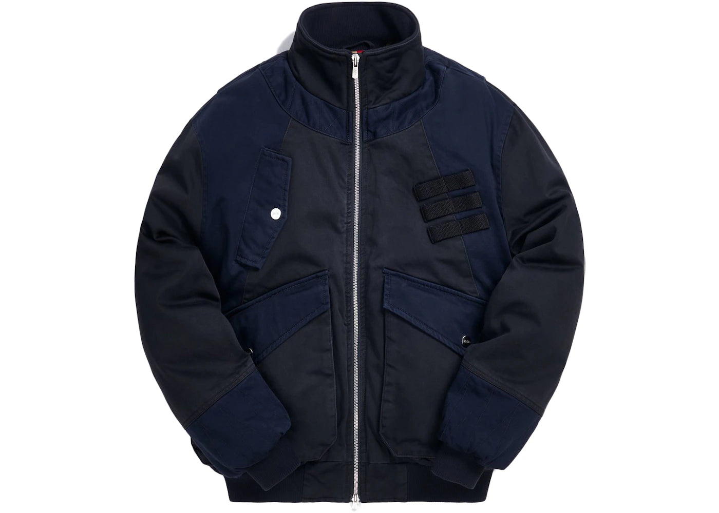 Kith Colorblocked Sateen Bomber Navy