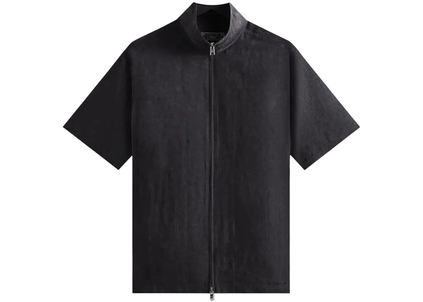 Kith Colton Zip Up Shirt Black