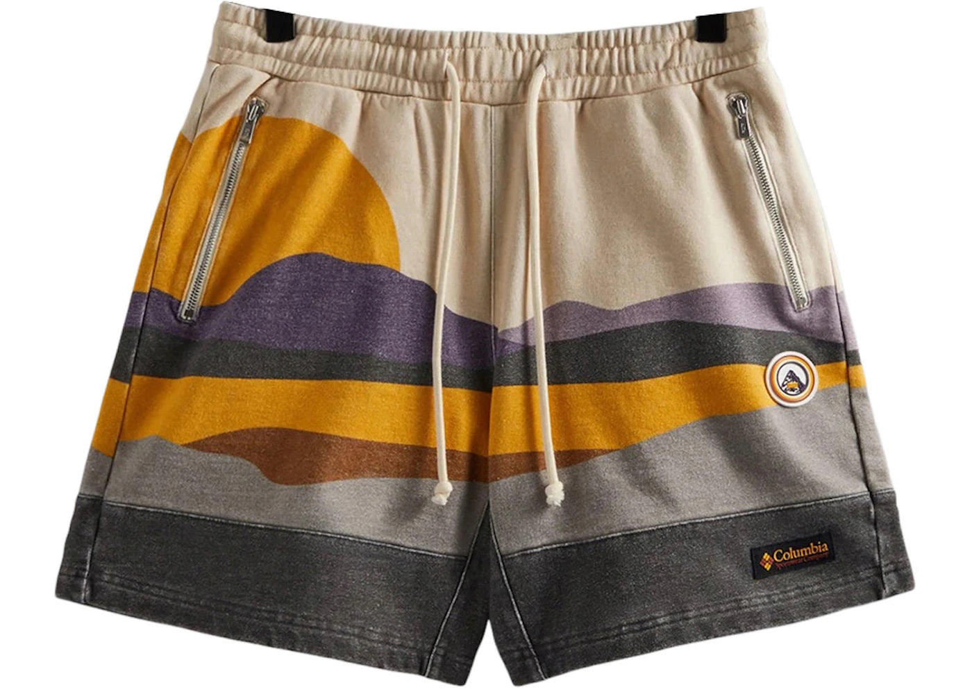 Kith Columbia Fleece Short Cyber Purple