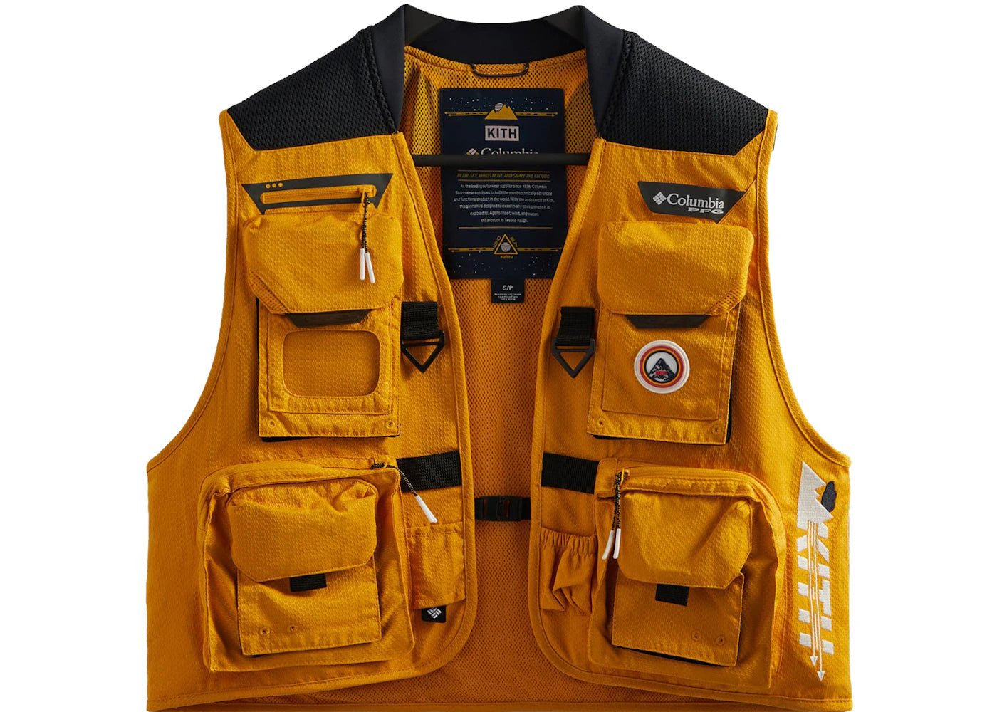 Kith Columbia Henrys Fork V Vest Bright Gold