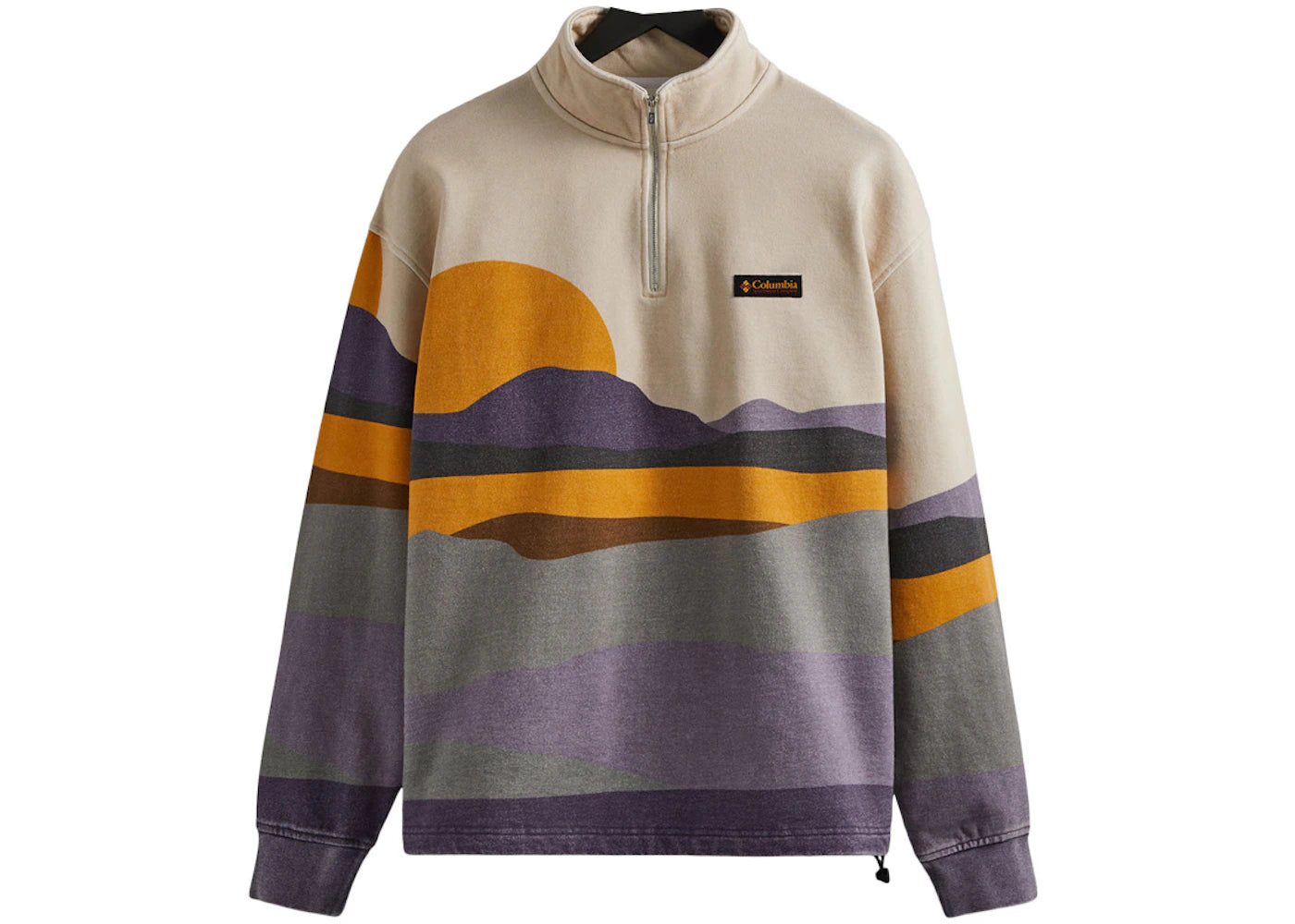 Kith Columbia Quarter Zip Cyber Purple