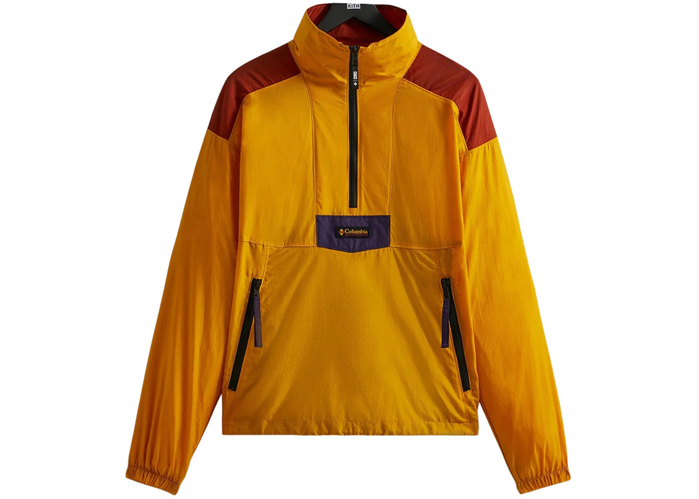 Kith Columbia Riptide Windbreaker Golden Yellow