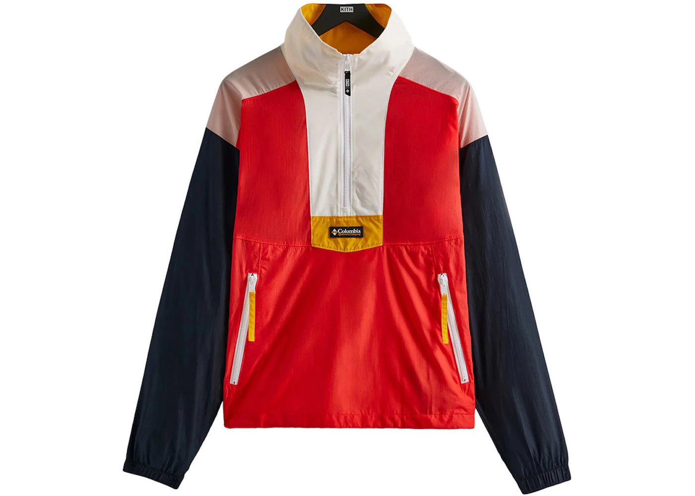 Kith Columbia Riptide Windbreaker Red Hibiscus