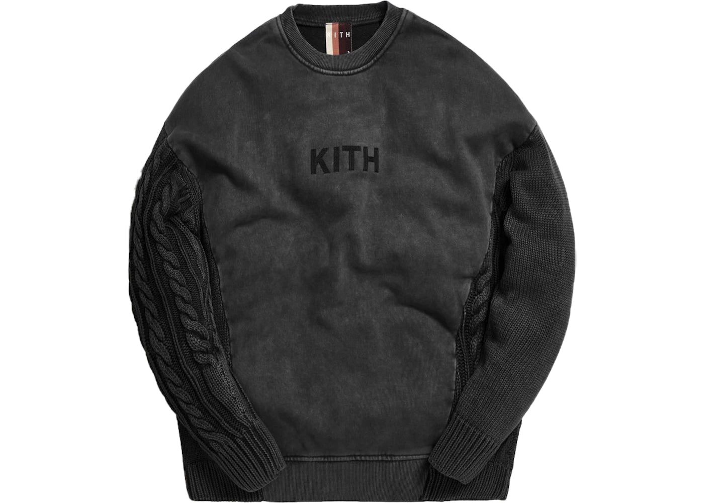 Kith Combo Knit Crewneck Black