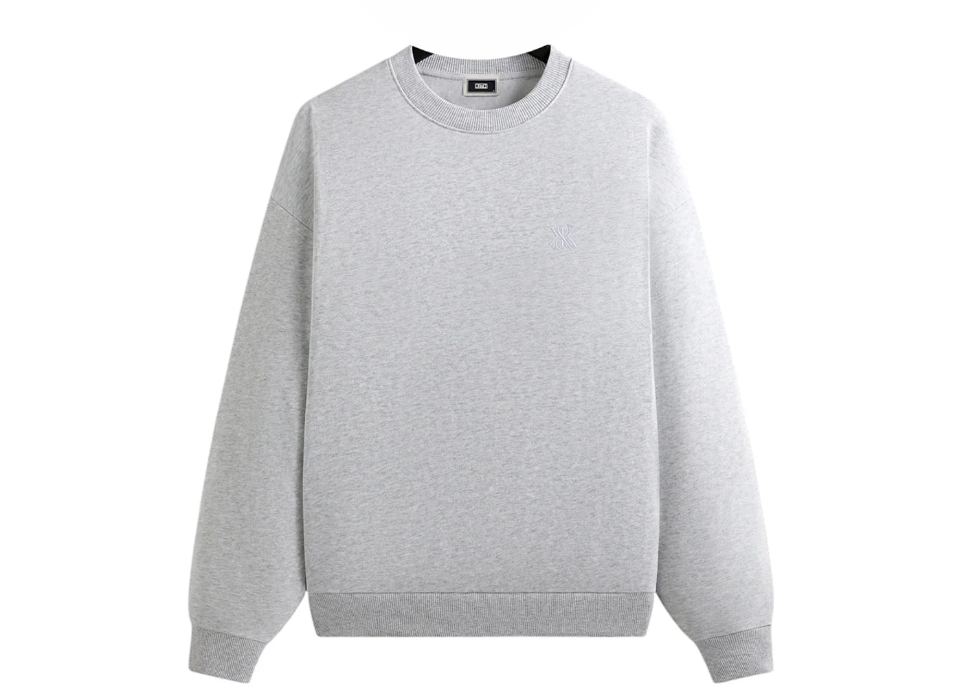 Kith Compact Knit Nelson Crewneck Light Heather Grey