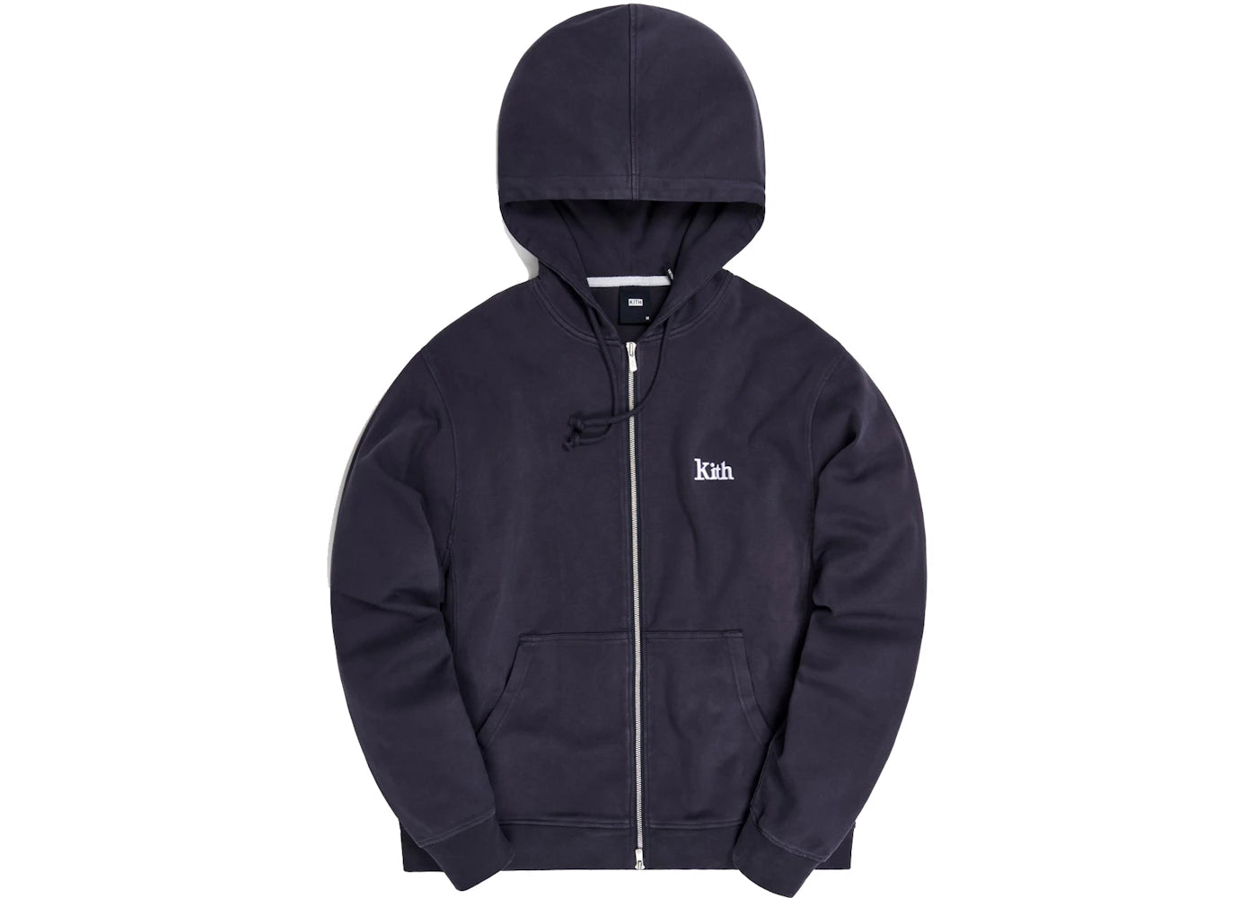 Kith Compact Knit Williams III Zip Up Hoodie Battleship