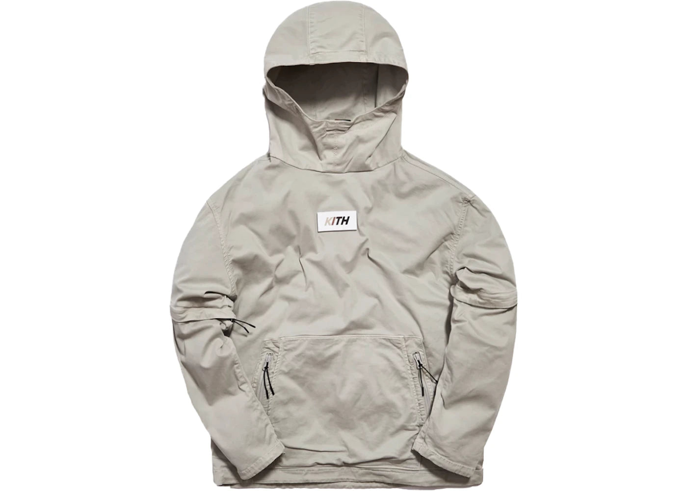 Kith Convertible Double Pocket Hoodie Cement