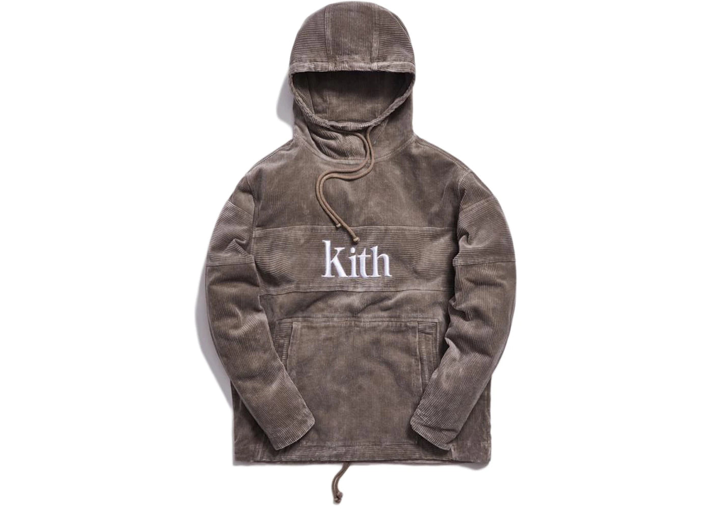 Kith Corduroy Double Pocket Hoodie Cinder