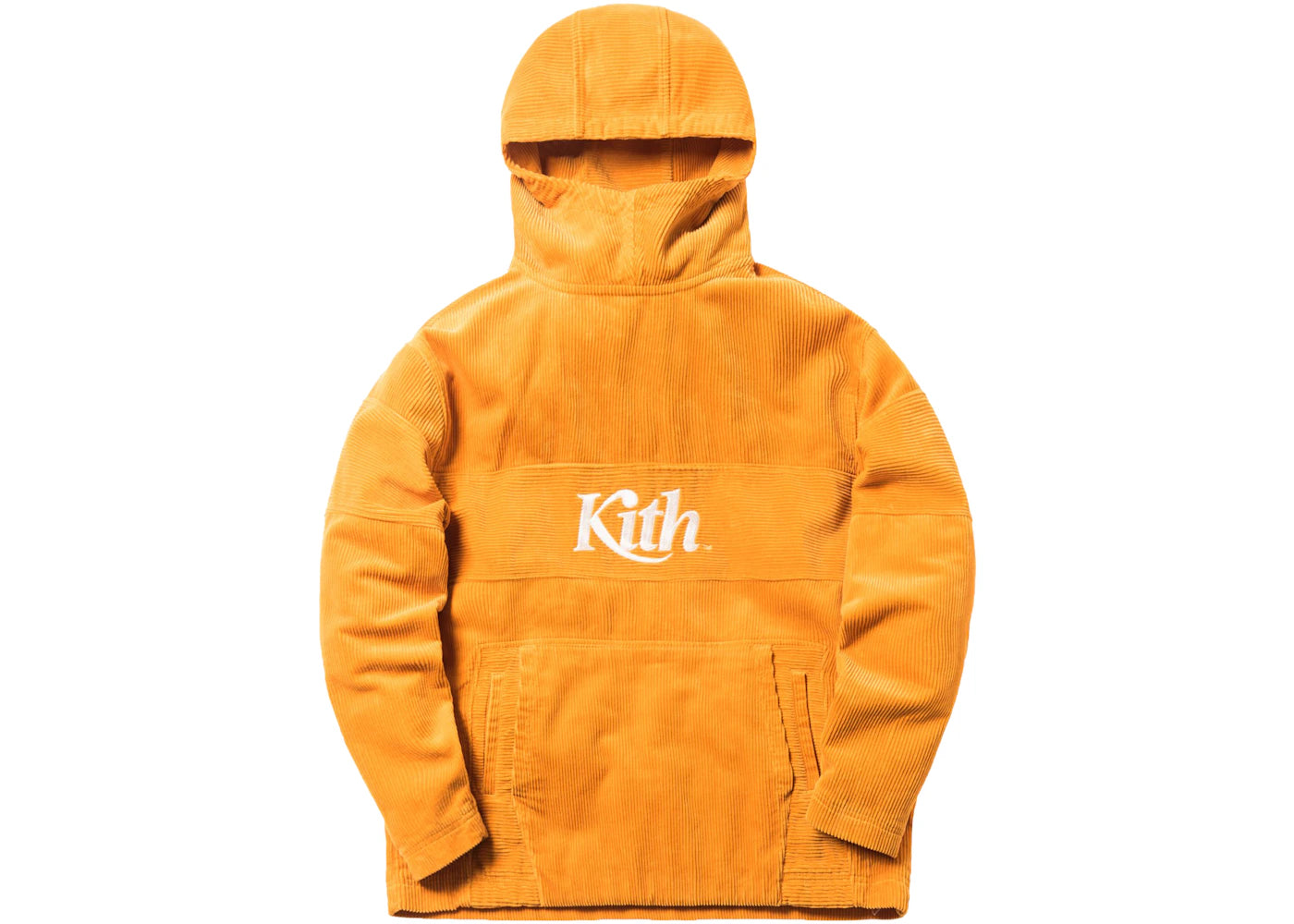 Kith Corduroy Double Pocket Hoodie Golden Yellow