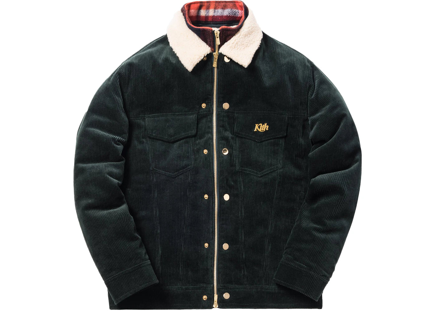 Kith Corduroy Laight Jacket Forest Green