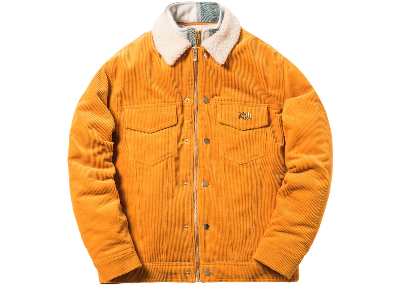 Kith Corduroy Laight Jacket Golden Yellow