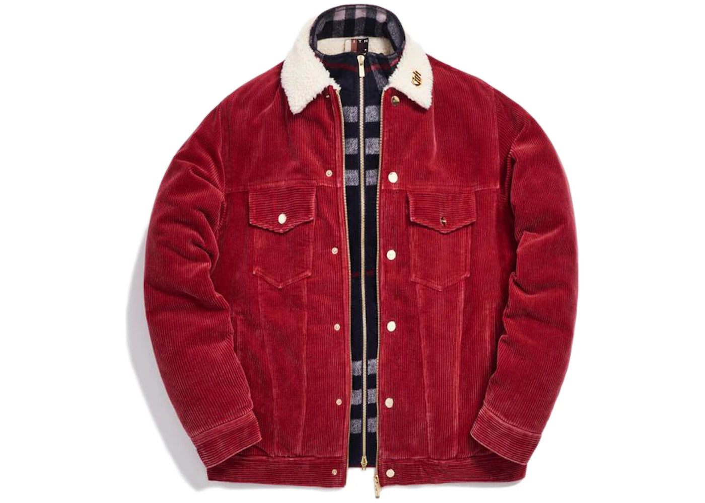 Kith Corduroy Laight Jacket Red