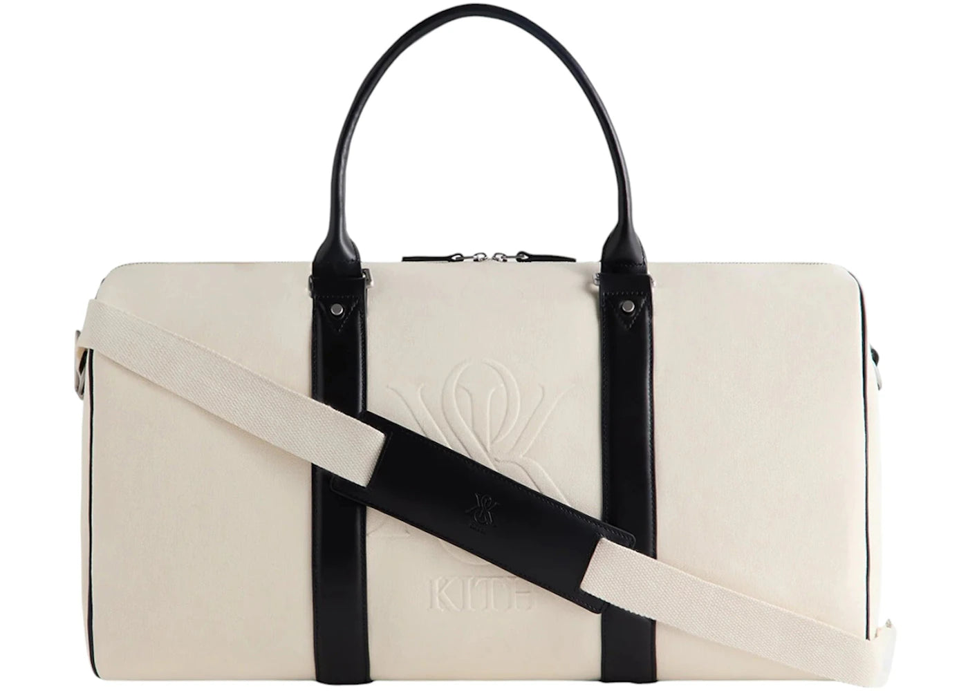 Kith Crest Canvas Duffle Bag Sandrift