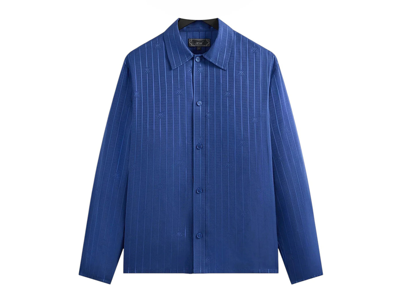 Kith Crest Logo Boxy Collared Overshirt Bow