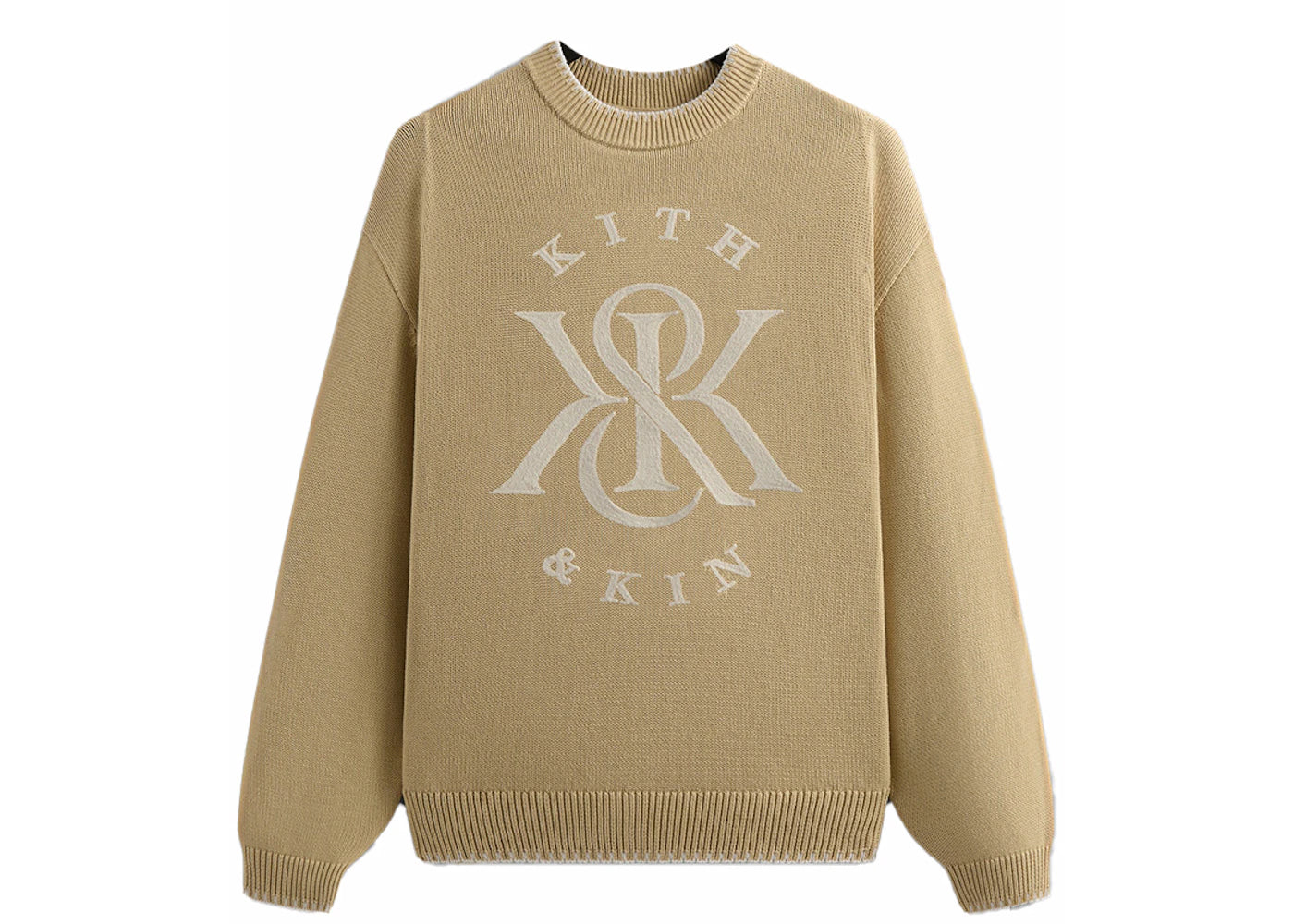 Kith Crest Stitched Lewis Sweater Eternal