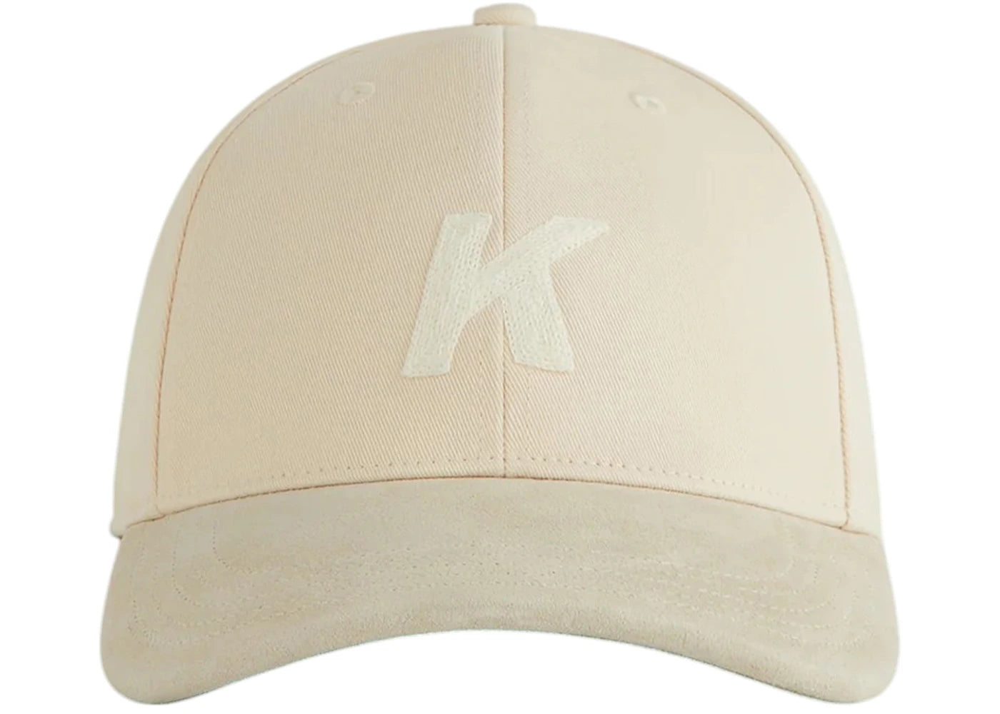 Kith Crochet K Aaron Classic Suede Brim Cap Sandrift