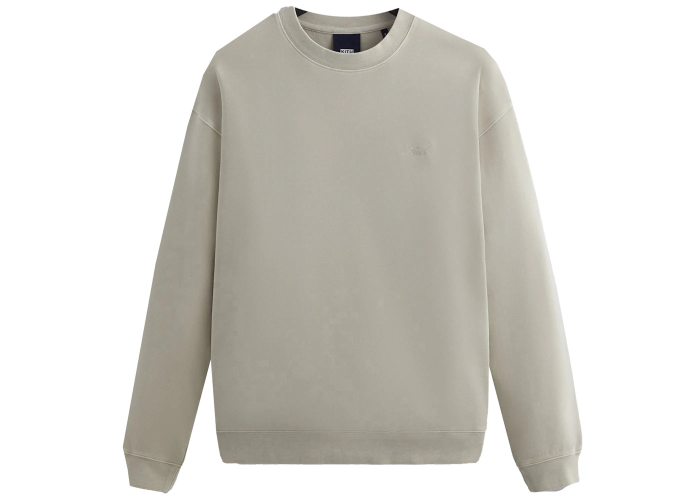 Kith Crystal Wash Interlock Vintage Crewneck Field