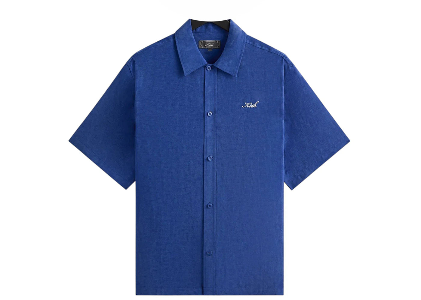 Kith Cupro Linen Short Sleeve Boxy Collared Overshirt Current