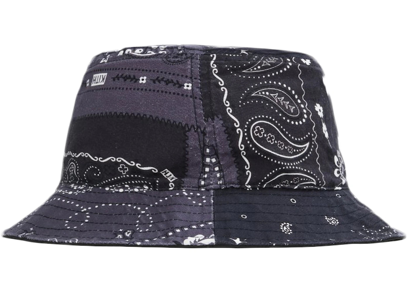 Kith Deconstructed Bandana Bucket Hat Black