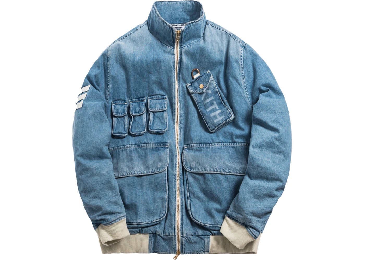 Kith Denim Aviation Bomber Jacket Hosu 2.0 Wash