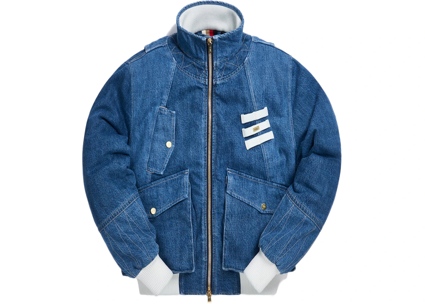 Kith Denim Military Bomber Blue/Multi