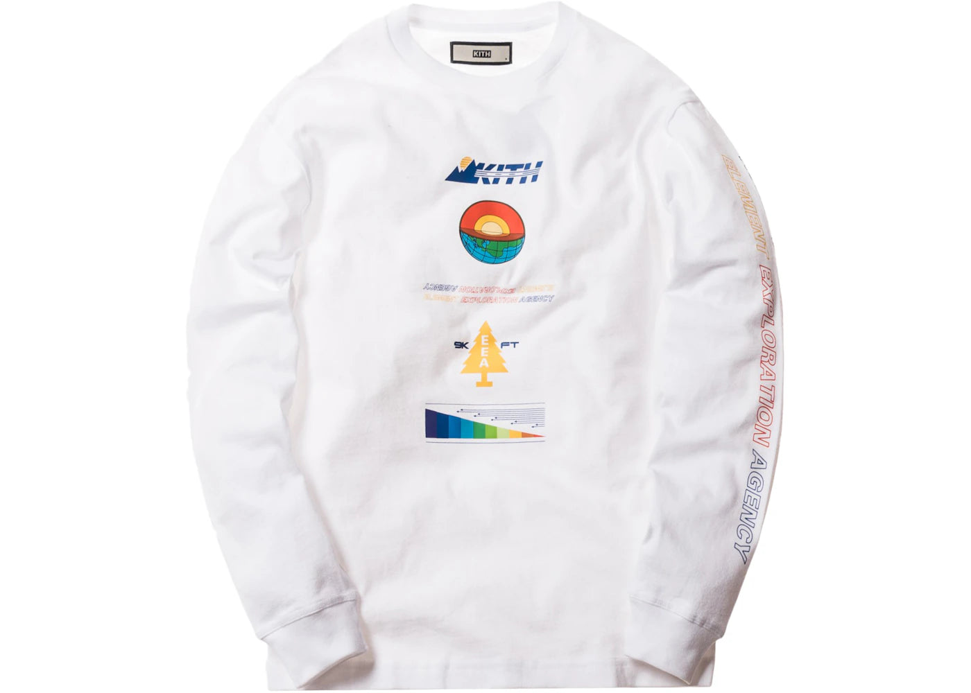 Kith Diagram L/S Tee White