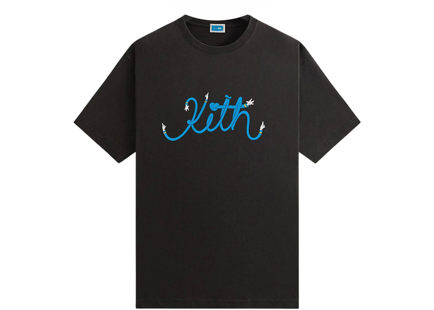 Kith Disney Donald Duck Arms Vintage Tee Black