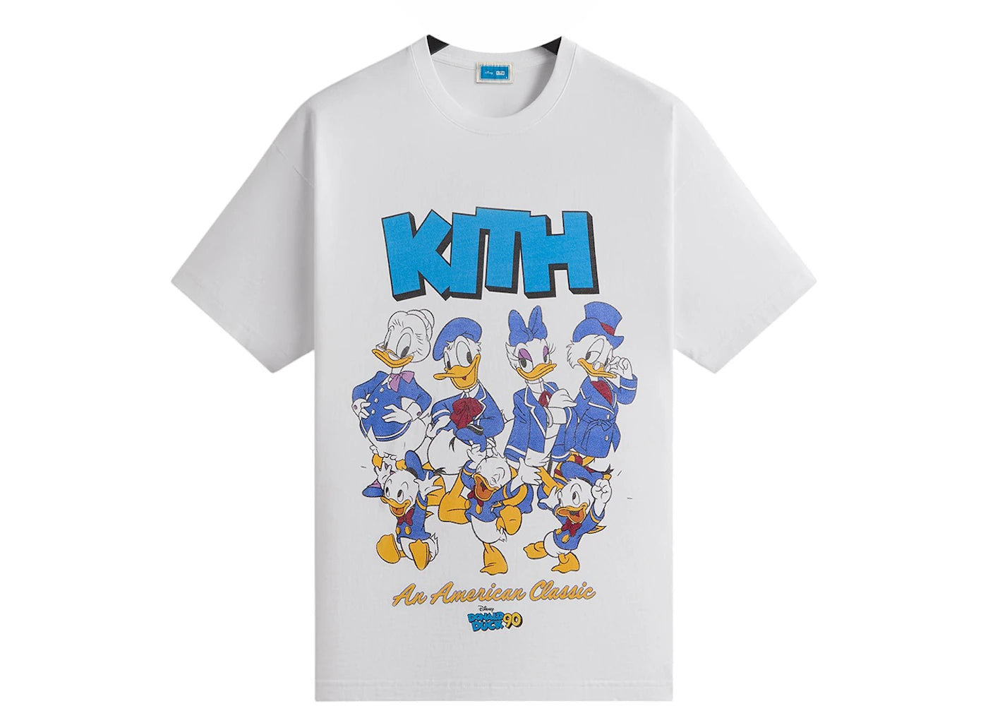 Kith Disney Donald Duck Family Vintage Tee White