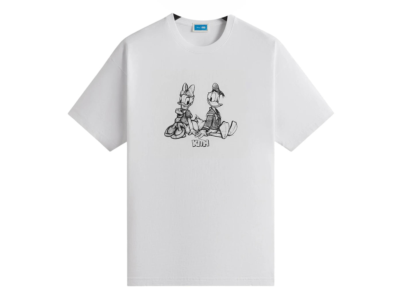 Kith Disney Donald Duck Sketch Vintage Tee White