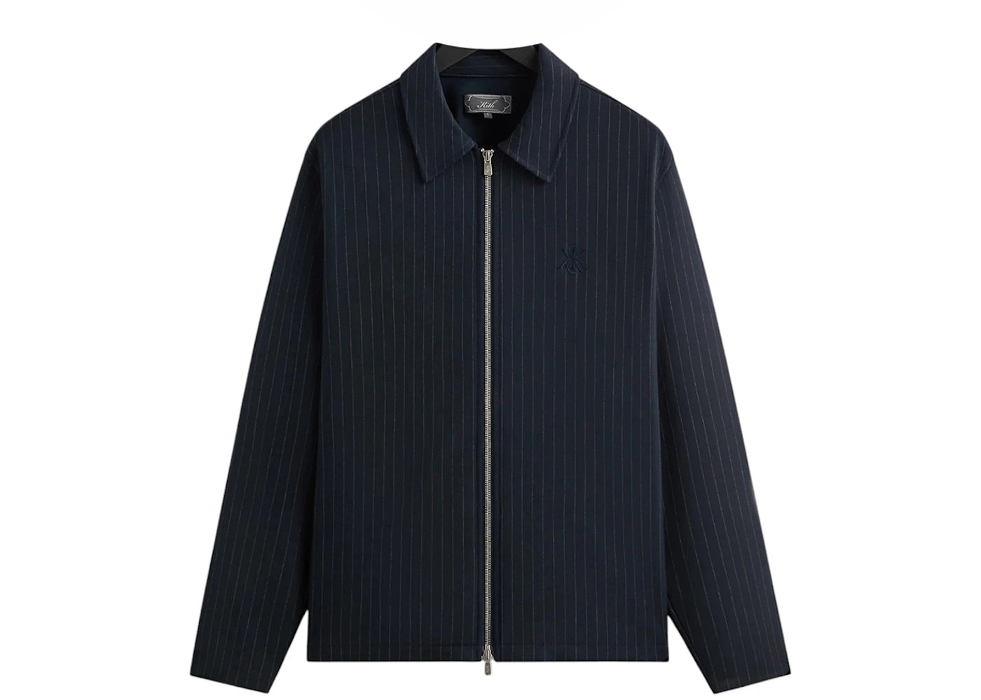 Kith Double Weave Full Zip Coaches Jacket Nocturnal