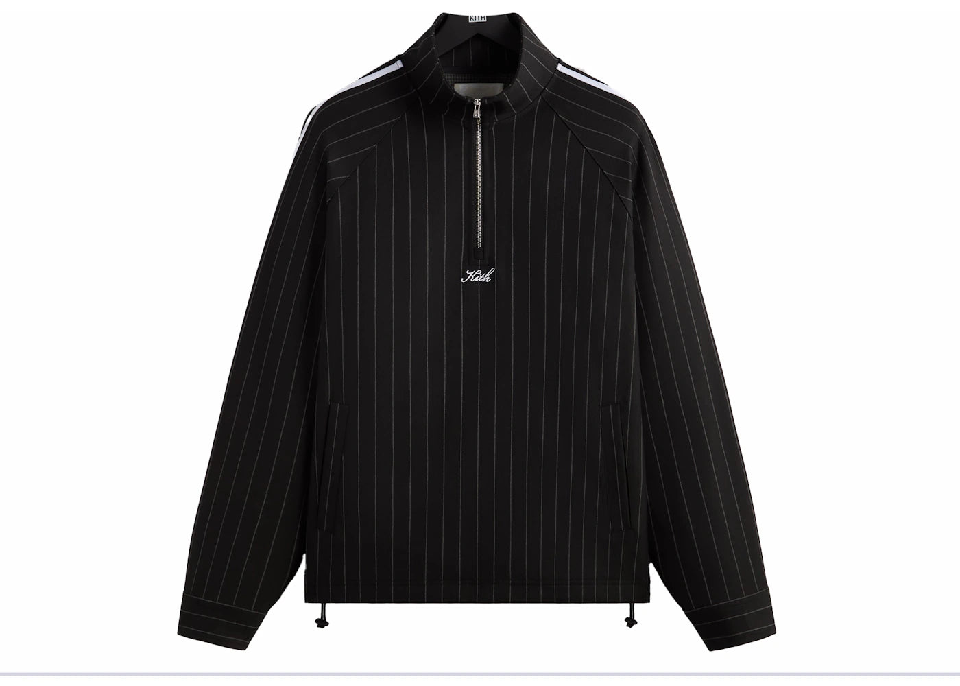 Kith Double Weave Riley Quarter Zip Black