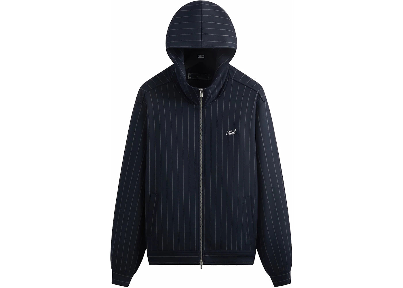 Kith Double Weave Selfridge Zip Up Hoodie Nocturnal