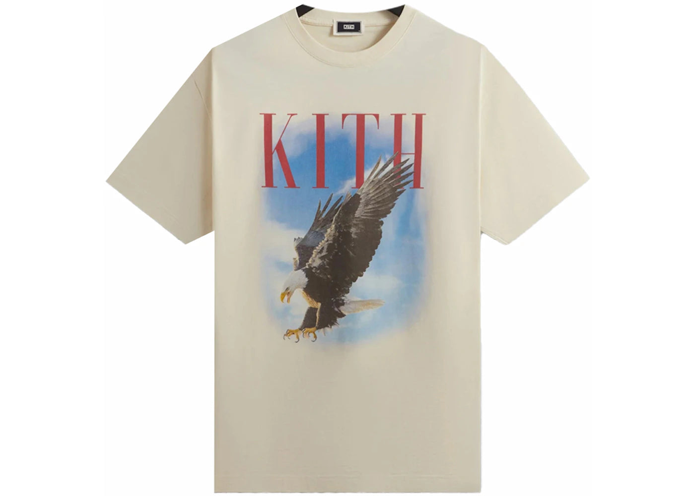 Kith Eagle Vintage Tee Sandrift