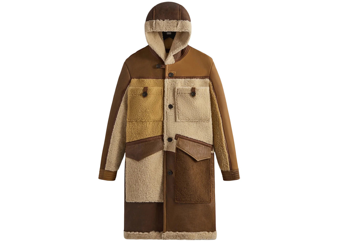 Kith Elm Shearling Parka Chestnut