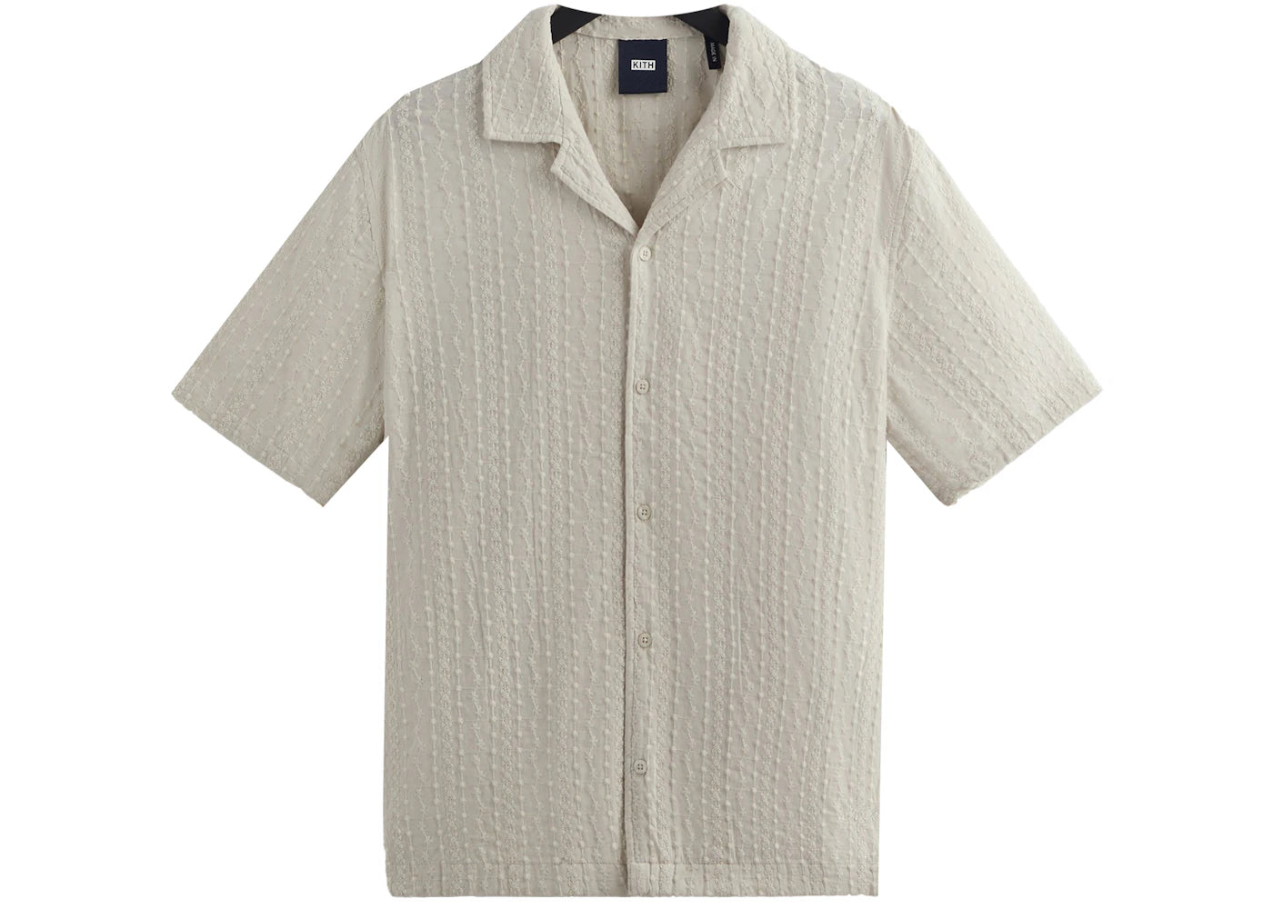 Kith Embroidered Voile Thompson Camp Collar Shirt Hallow