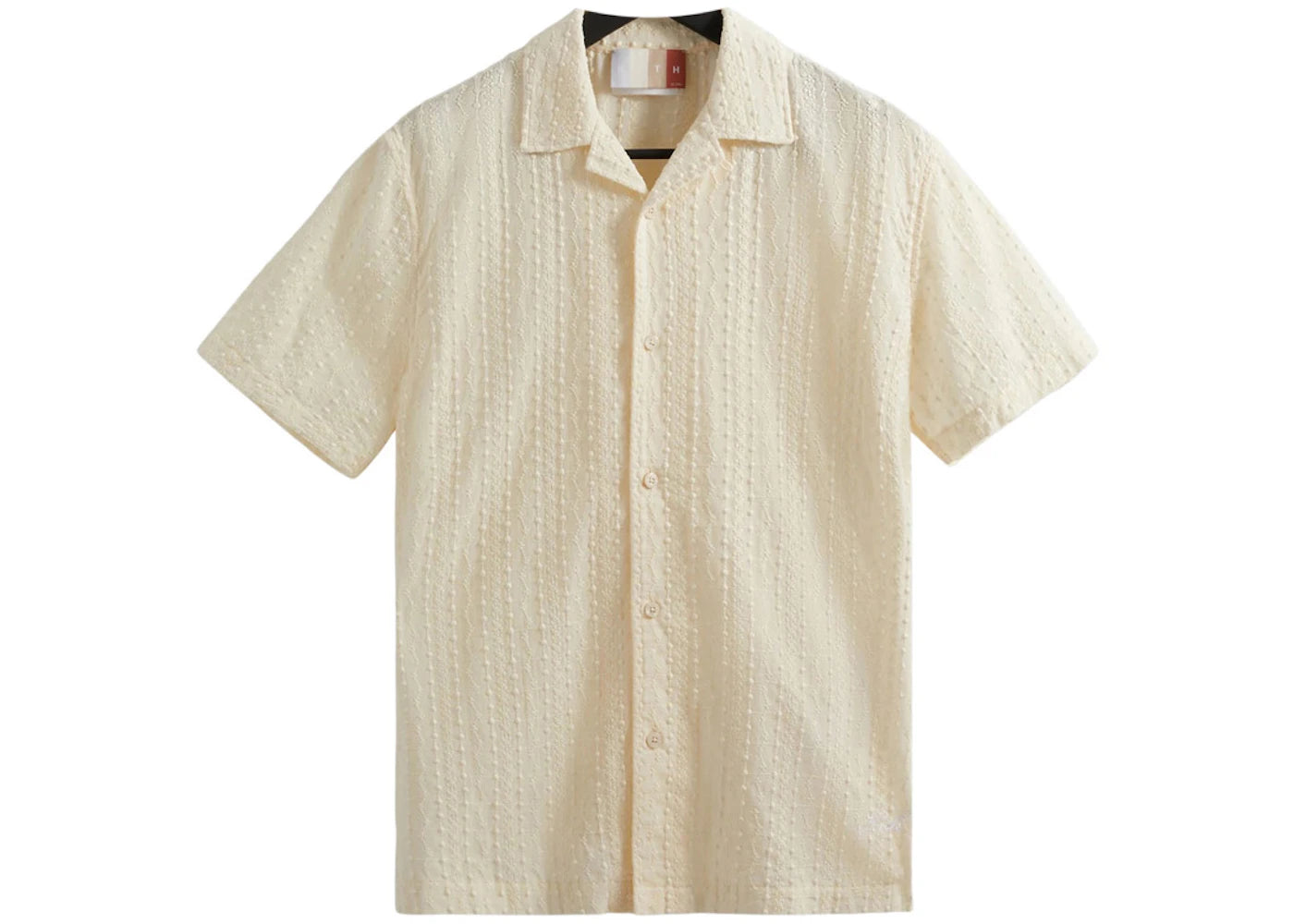 Kith Embroidered Voile Thompson Camp Collar Shirt White