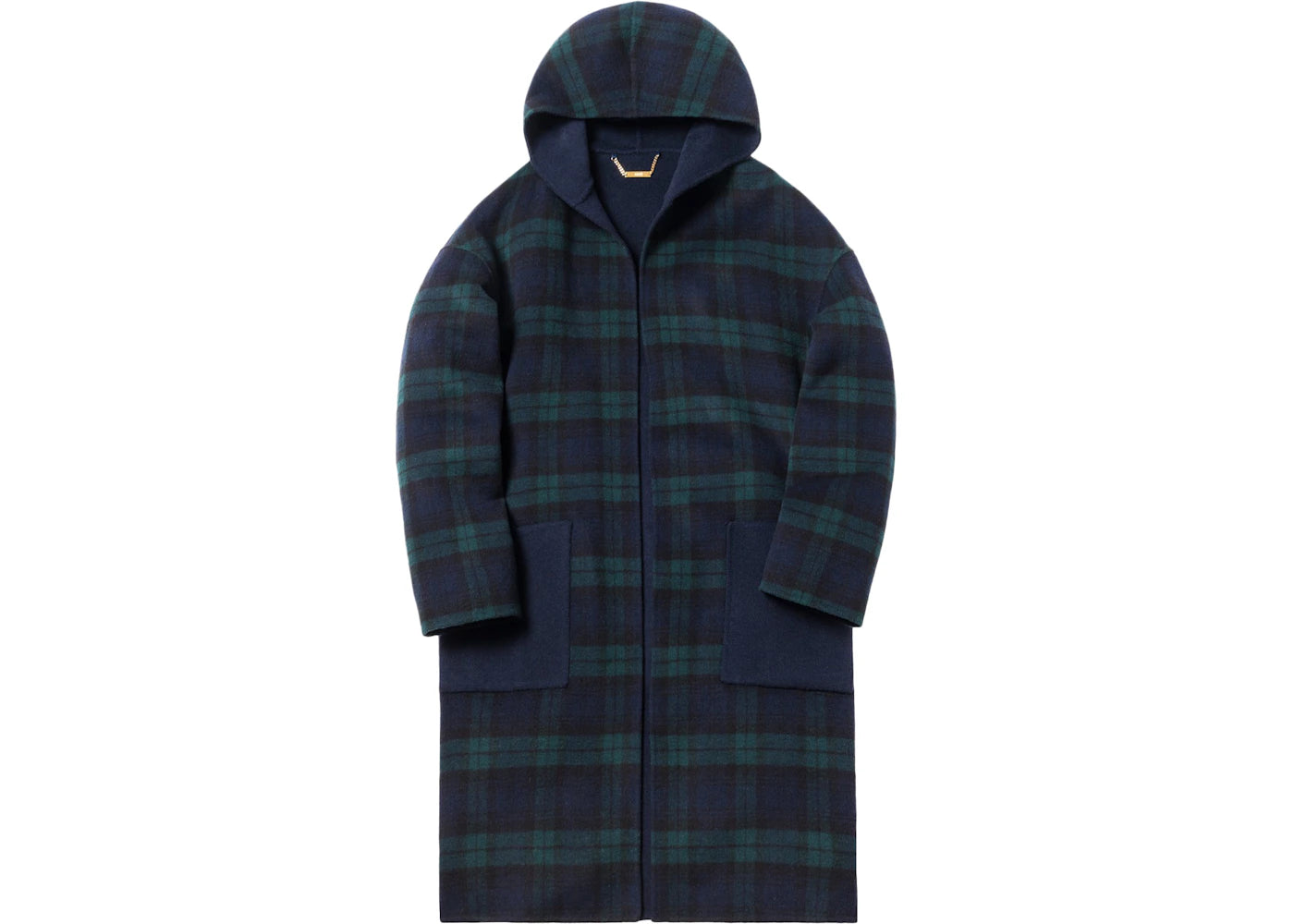 Kith Fagen Hooded Wool Coat Navy