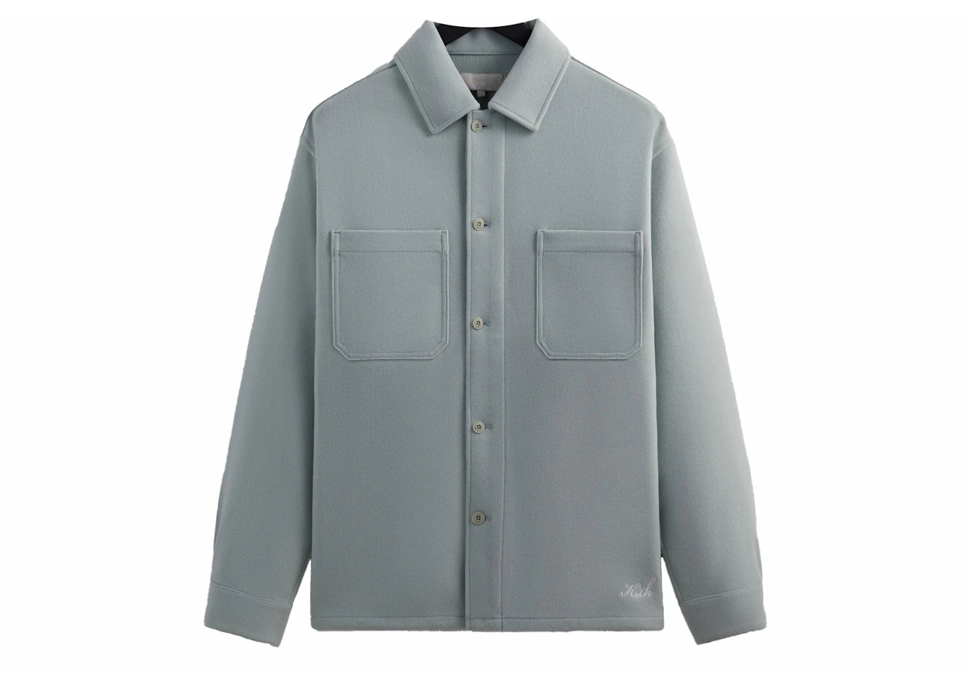 Kith Felted Jersey Ace Buttondown Brine