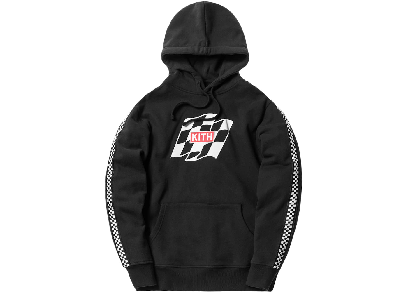 Kith Flag Wave Hoodie Black