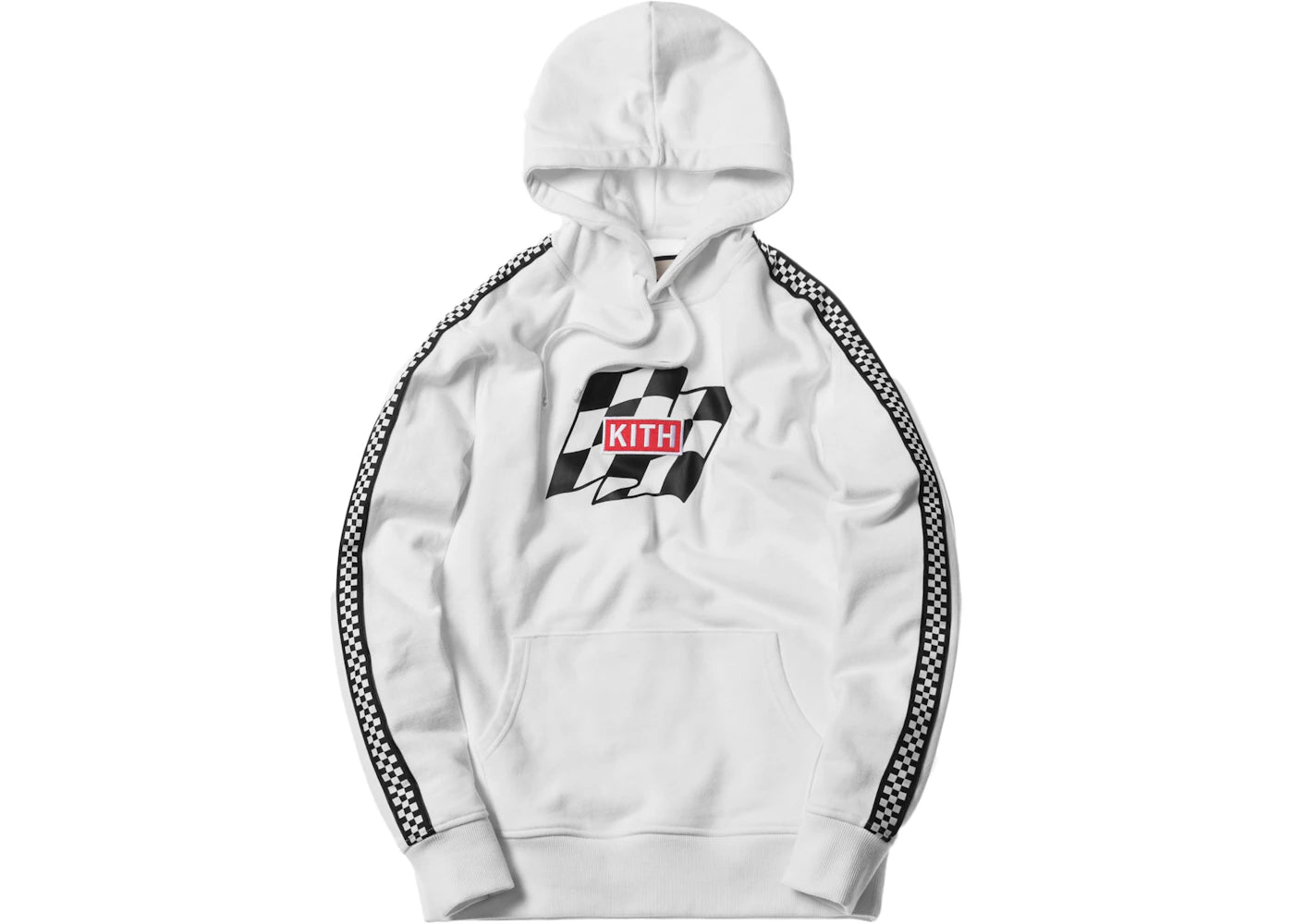 Kith Flag Wave Hoodie White