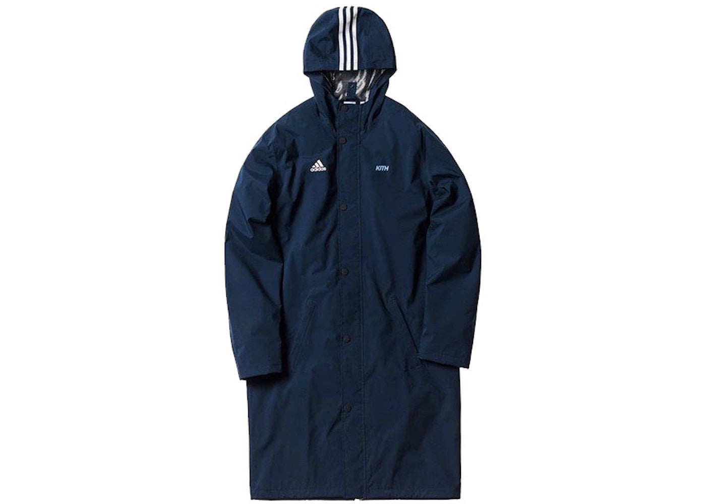 Kith Flamingos Sideline Shell Jacket Navy