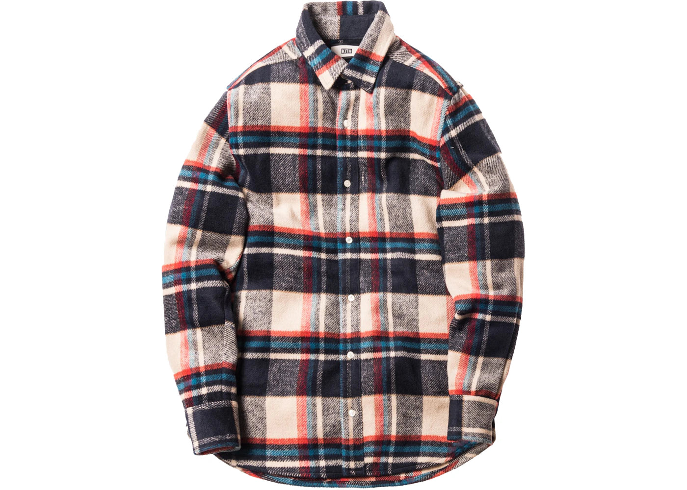 Kith Flannel Ginza Workshirt Red/White/Navy