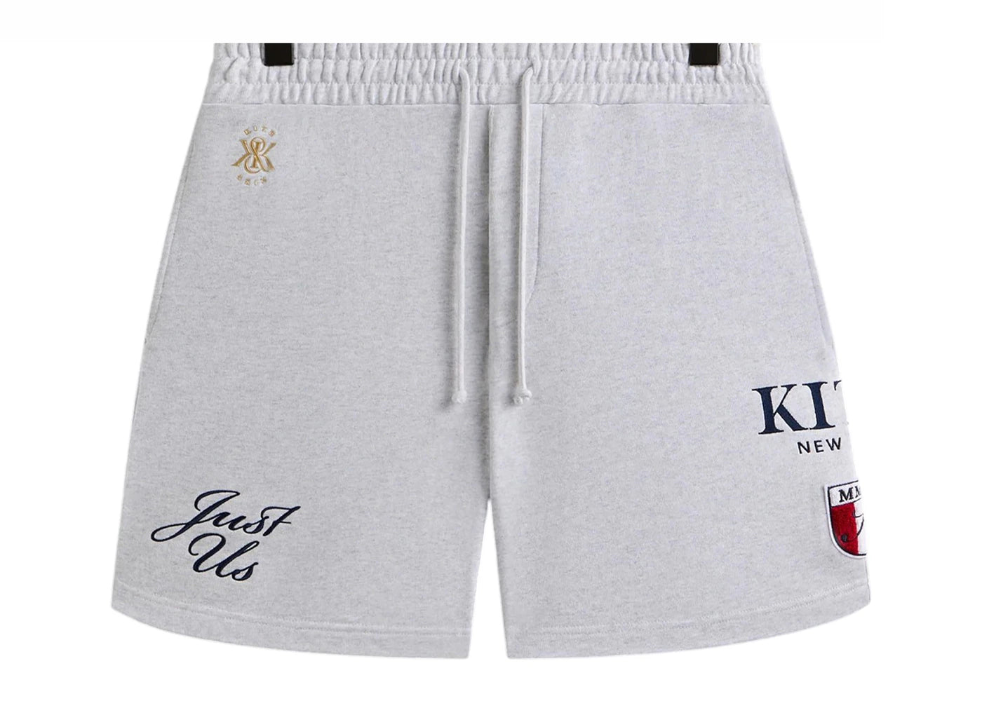Kith Fleece Curtis Short (SS25) Light Heather Grey