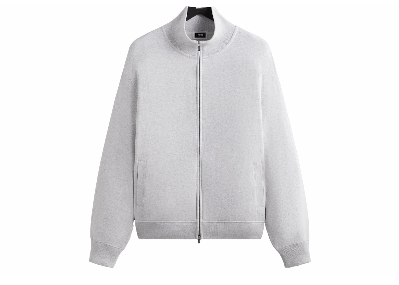 Kith Fleece Wyona Full Zip Light Heather Grey