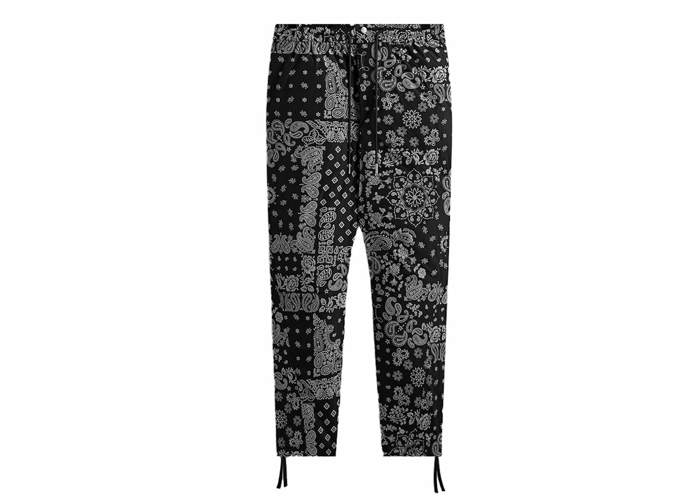 Kith Flocked Deconstructed Bandana Mercer 8 Pant Black