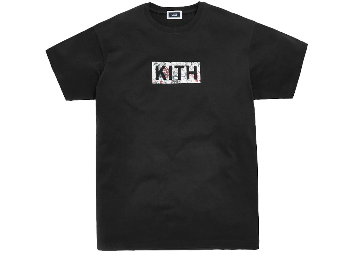 Kith Floral Classic Logo Tee (FW19) Black