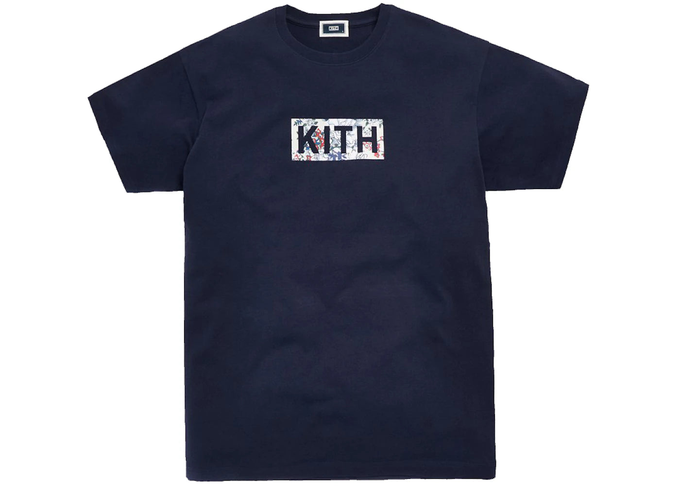 Kith Floral Classic Logo Tee (FW19) Navy