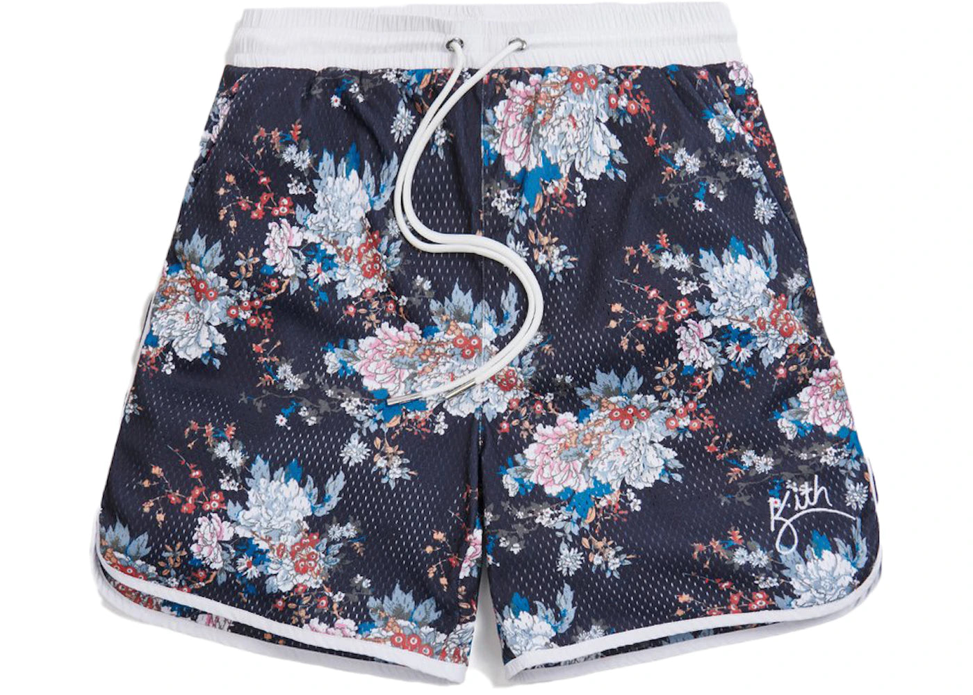 Kith Floral Panel Active Short Navy/Multi